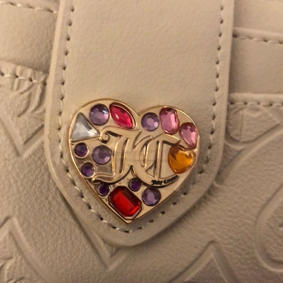 Juicy Couture Angel Glitz Out Tab Elongated Faux Leather CC Wallet NWT - Picture 12 of 16